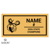 Maine Moose Hockey 2026 Championship Black Standard Window Ring Box