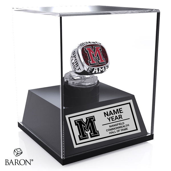 Mansfield Commonwealth University Hall of Fame Display Case