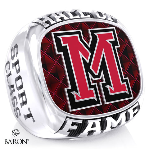 Mansfield Commonwealth University Hall of Fame Ring - Design 1.1