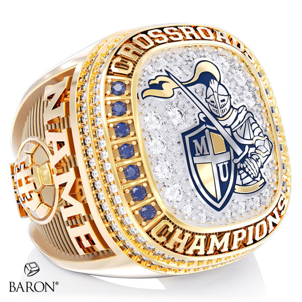 Marian University Women's Soccer 2025 Championship Ring - Design 4.3
