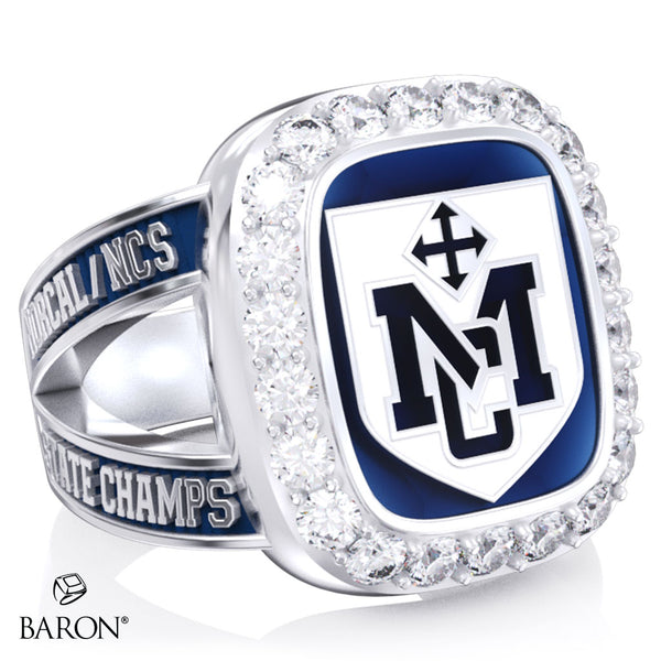 Marin Catholic High School Girls Soccer 2026 Championship Ring - Design 2.1