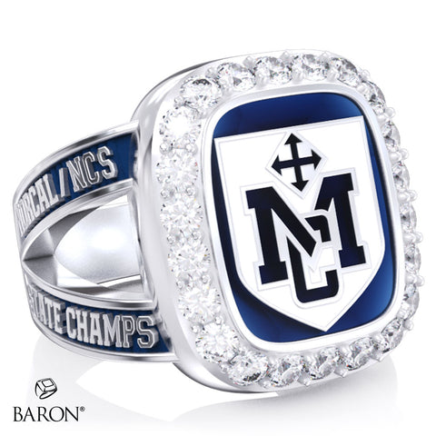 Marin Catholic High School Girls Soccer 2026 Championship Ring - Design 2.1