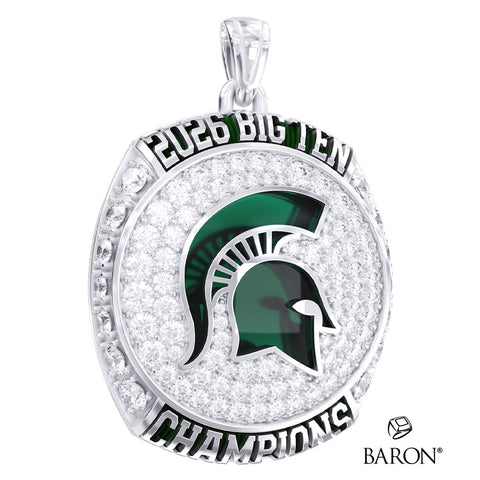 Michigan State University Men's Hockey Family and Friends 2026 Championship Ring Top Pendant - Design 2.6