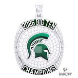 Michigan State University Men's Hockey Family and Friends 2026 Championship Ring Top Pendant - Design 2.6
