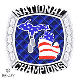Michigan Warriors Hockey 2026 Championship Ring - Design 1.4