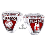 Minnesota Bulldogs Basketball 2025 Championship Ring - Design 1.2