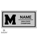 Moapa Valley High School Boys Track & Field 2026 Championship Black Window Ring Box