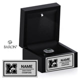 Monadnock Cheer 2026 Championship Black LED Ring Box