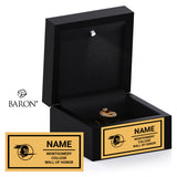 Montgomery College Wall of Honor Championship Black LED Ring Box