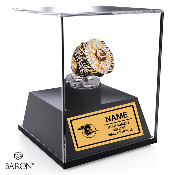Montgomery College Wall of Honor Championship Display Case