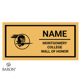Montgomery College Wall of Honor Championship Display Case