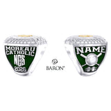 Moreau Catholic High School Softball 2026 Championship Ring - Design 2.1