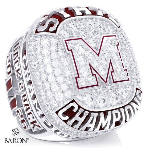 Morgan High School Boys Volleyball 2026 Championship Ring - Design 1.4