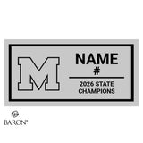 Morgan High School Boys Volleyball 2026 Championship Display Case