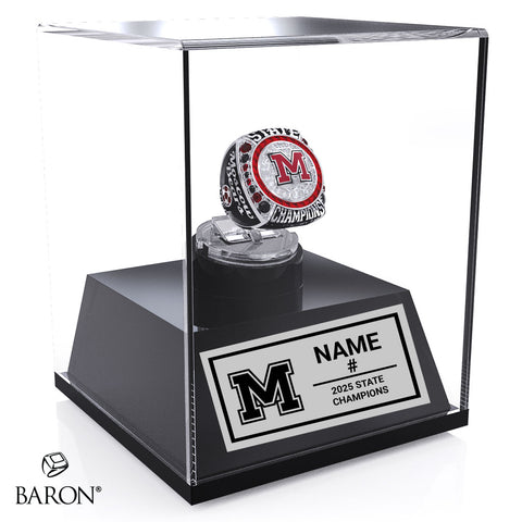 Moscow High School Soccer 2025 Championship Display Case