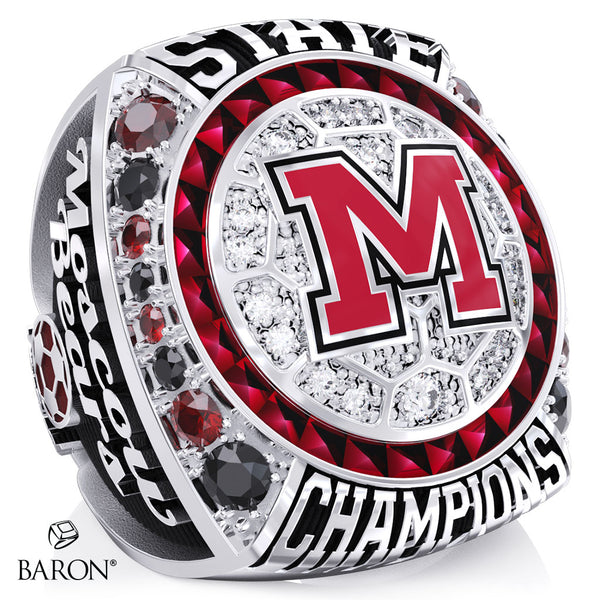 Moscow High School Soccer 2025 Championship Ring - Design 2.6