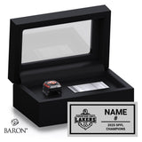 Mountain Lake Lakers Football 2026 Championship Black Standard Window Ring Box