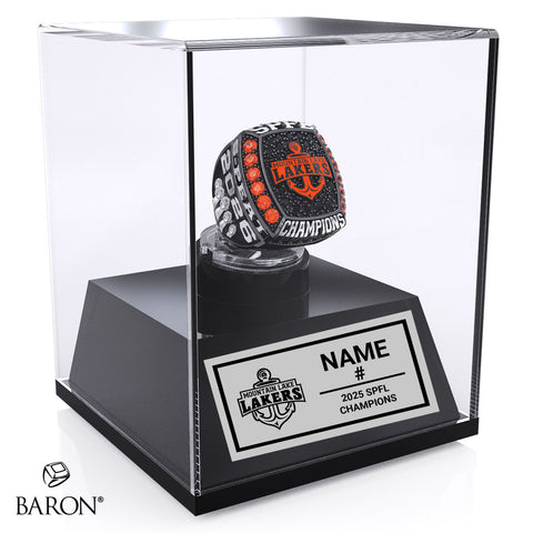 Mountain Lake Lakers Football 2026 Championship Display Case