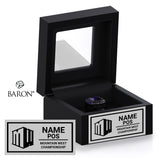 Mountain West Championship Game Officials Football 2025 Championship Black Window Ring Box