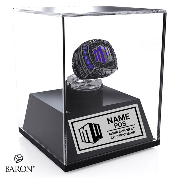 Mountain West Championship Game Officials Football 2025 Championship Display Case
