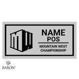 Mountain West Championship Game Officials Football 2025 Championship Black LED Ring Box