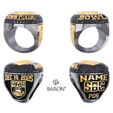 Myrtle Beach Bowl Officials 2026 Championship Ring - Design 1.2