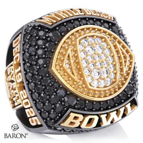 Myrtle Beach Bowl Officials 2026 Championship Ring - Design 1.2