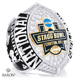 NCAA Division 3 National Championship Game Officials 2026 Championship Ring - Design 1.2