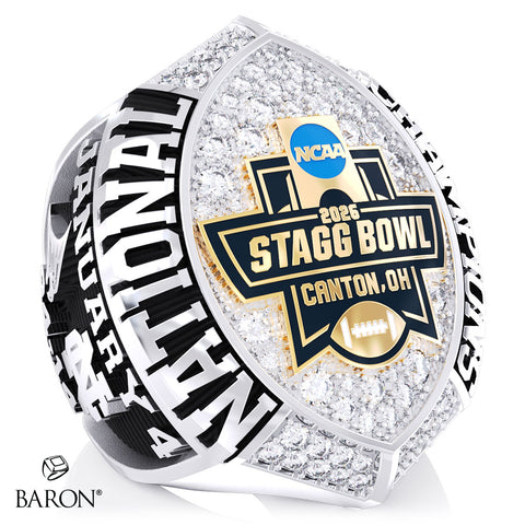 NCAA Division 3 National Championship Game Officials 2026 Championship Ring - Design 1.2