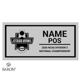 NCAA Division 3 National Championship Game Officials 2026 Championship Black LED Ring Box