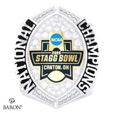 NCAA Division 3 National Championship Game Officials 2026 Championship Ring - Design 1.2