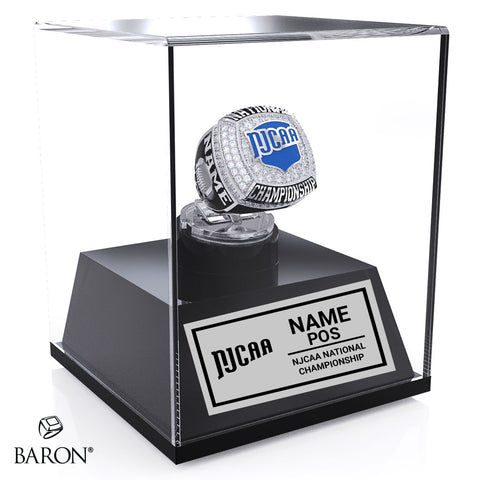NJCAA Officials 2025 Championship Display Case