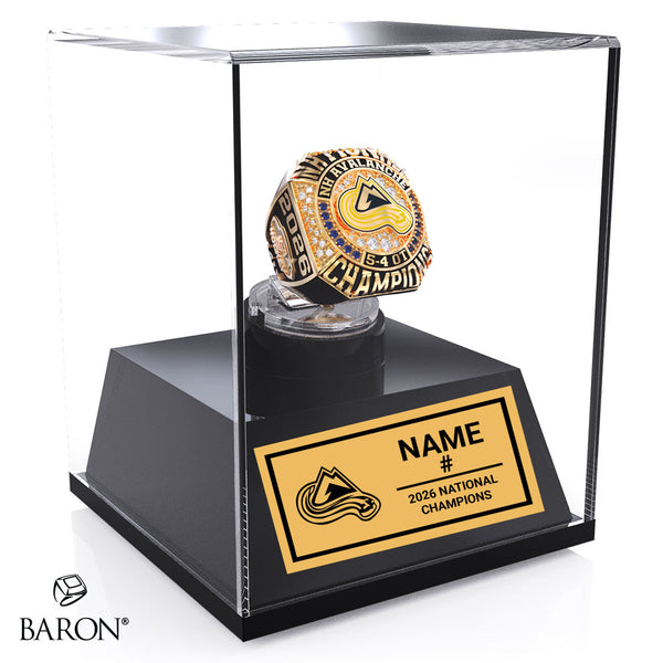 New Hampshire Avalanche 14U Hockey 2026 Championship Display Case