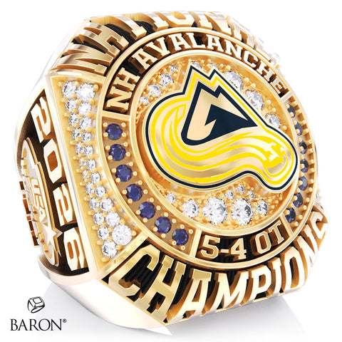 New Hampshire Avalanche 14U Hockey 2026 Championship Ring - Design 3.1