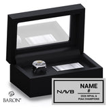 North Allegheny Senior High School Boys Volleyball 2026 Championship Black Standard Window Ring Box