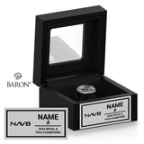 North Allegheny Senior High School Boys Volleyball 2026 Championship Black Window Ring Box