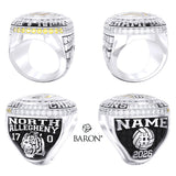 North Allegheny Senior High School Boys Volleyball 2026 Championship Ring - Design 2.3