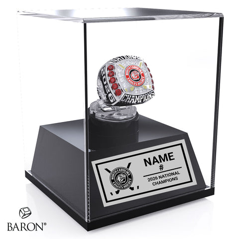 North Carolina Eagles Hockey 2026  Championship Display Case