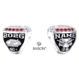 North Carolina Eagles Hockey 2026  Championship Ring - Design 2.2