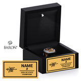 North High School Baseball 2026 Championship Black LED Ring Box