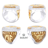 North High School Baseball 2026 Championship Ring - Design 1.5