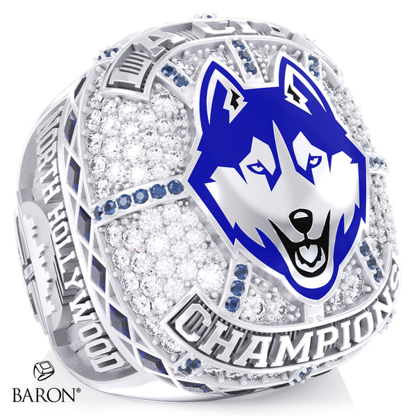 North Hollywood High School Girls Basketball 2026 Championship Ring - Design 3.4