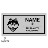 North Hollywood High School Softball 2025 Championship Black Window Ring Box