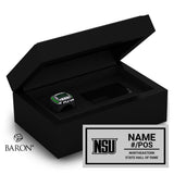 Northeastern State University Football 1980 Black Standard Window Ring Box
