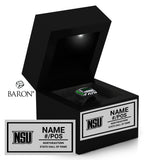 Northeastern State University Football 1980 Black LED Ring Box