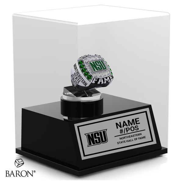 Northeastern State University Football 1980 Display Case