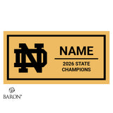 Notre Dame Prep Cheer 2026 Championship Display Case