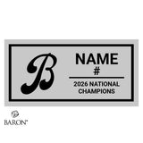 OC Batbusters Softball 2026 Championship Display Case