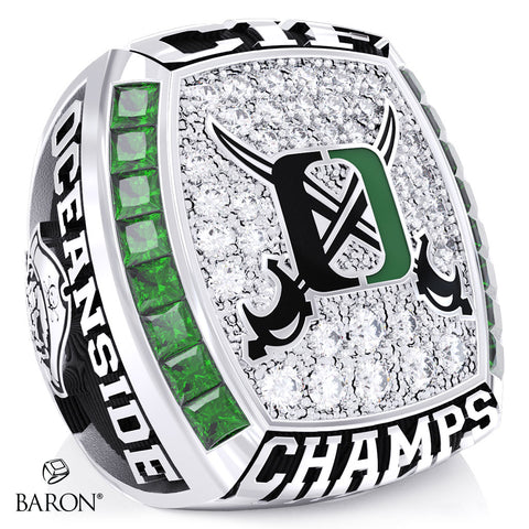 Oceanside High School Boys Water Polo 2025 Championship Ring - Design 1.2