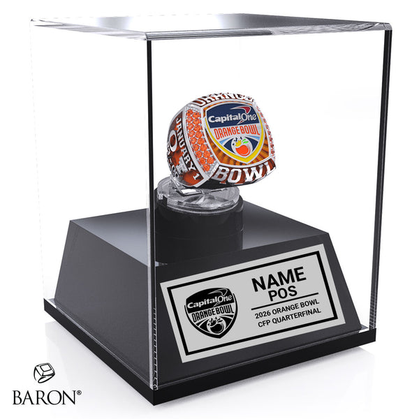 Orange Bowl Officials 2026 Championship Display Case